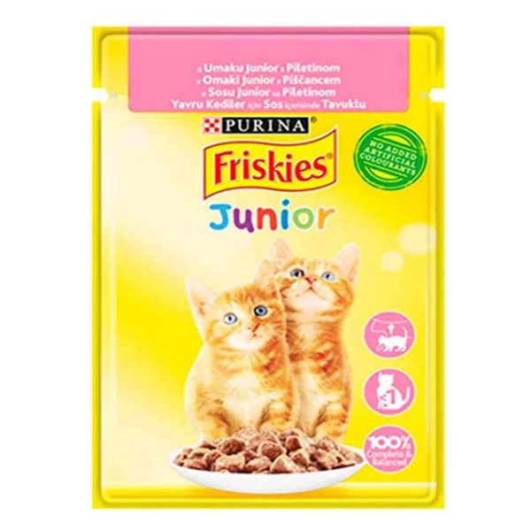 PURINA FRİSKİES TAVUKLU YAŞ MAMA 85 GR